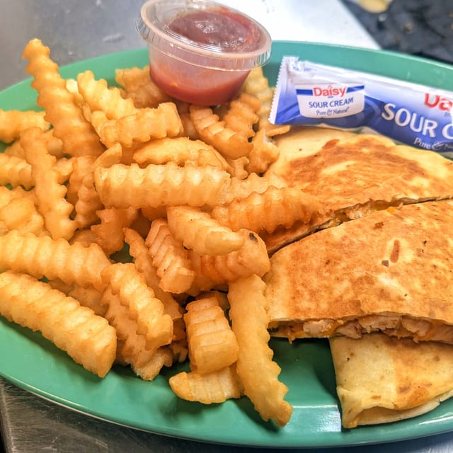 Chicken Quesadilla.