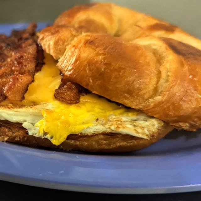 Croissant Sandwich.